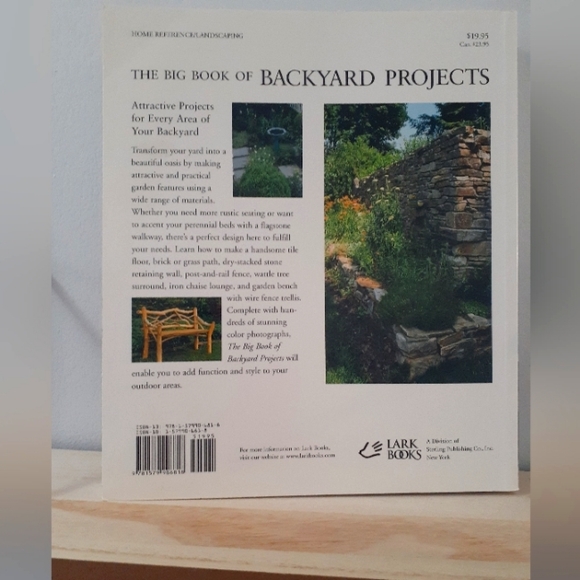 The Big Book of Backyard Projects: Walls, Fences, Paths, Patios, Benches, Chairs - Picture 3 of 7